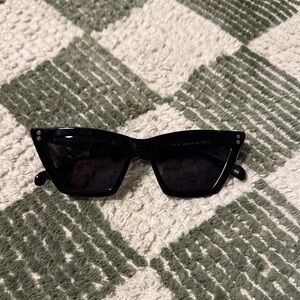 Italic Keira Black Cat eye Sunglasses